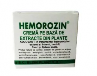 Hemorozin crema extracte plante 50ml - Elzin Plant