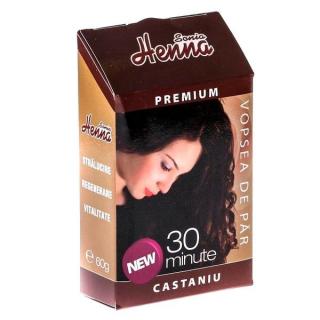 Henna premium castaniu 60gr - Henna Sonia