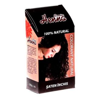 Henna saten inchis 100gr - Henna Sonia