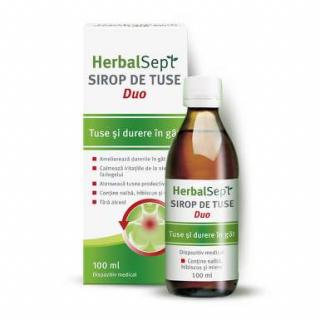 Herbalsept duo sirop de tuse 100ml - Zdrovit