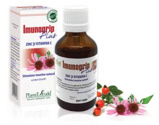 Imunogrip plus zinc si vitamina c 50ml - Plantextrakt