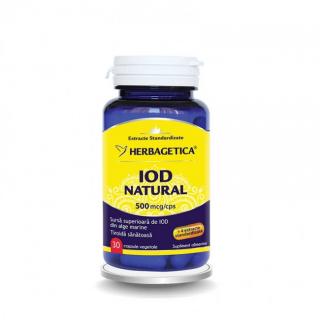 Iod natural  30cps vegetale - Herbagetica