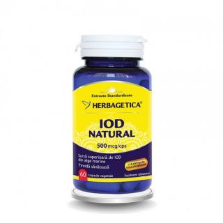 Iod natural  60cps vegetale - Herbagetica