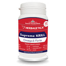 Krill oil supreme omega 3 forte 60cps - Herbagetica