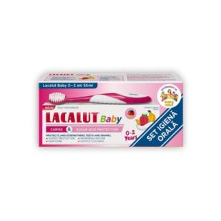 Lacalut baby 0-2 ani pasta dinti 55ml + periuta - Lacalut