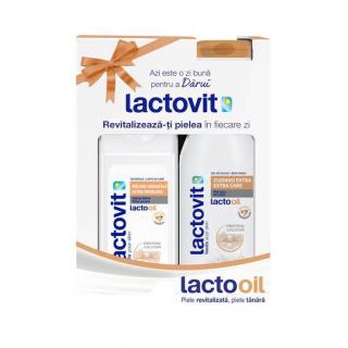 Lactovit lactooil set gel de dus+lapte de corp - Lactovit