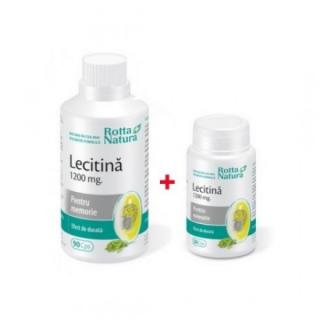 Lecitina 1200mg 90cps+30cps pch - Rotta Natura