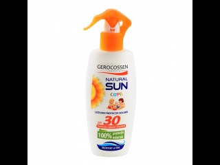 Lotiune protectie solara FPS30 protectie ridicata, pentru copii, Natural Sun 200ml