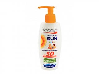 Lotiune protectie solara FPS50 protectie ridicata, pentru copii, Natural Sun 200ml
