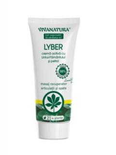 Lyber crema activa cu untul pampetrol 75ml - Vivanatura