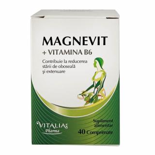 Magnevit+vitamina b6 40cpr - Vitalia Pharma