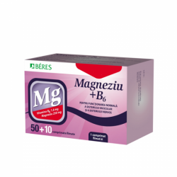 Magneziu+b6 50+10cpr - Beres