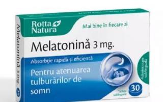 Melatonina 3mg 15cpr sublinguale - Rotta Natura