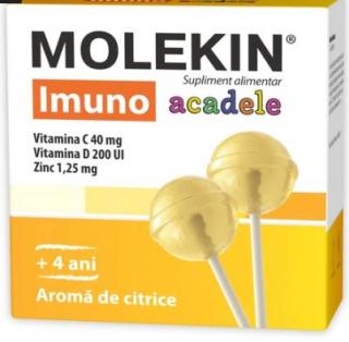 Molekin imuno pentru +4 ani  12 acadele cu citrice - Zdrovit