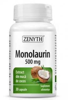 Monolaurin 500mg 30cps - Zenyth Pharmaceuticals