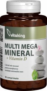 Multi mega mineral+vitamin d 90cpr - Vitaking
