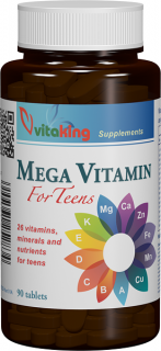 Multivitamine pentru adolescenti 90cpr - Vitaking