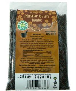 Mustar brun boabe 100gr - Herbavit