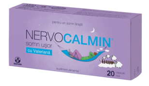 Nervocalmin somn usor cu valeriana 20cps moi - Biofarm