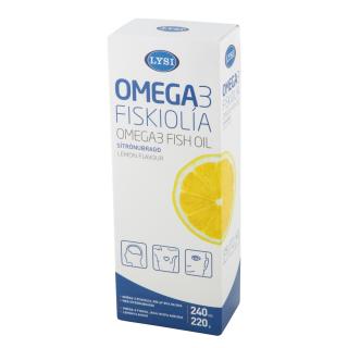 Omega-3 cu aroma de lamaie 240ml - Lysi