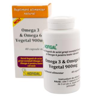 Omega 3omega 6 vegetal 900mg 40cps moi - Hofigal