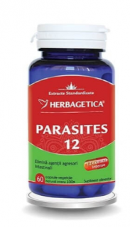 Parasites 12 detox forte  30cps - Herbagetica