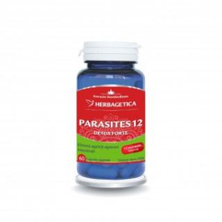 Parasites 12 detox forte  60cps - Herbagetica