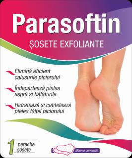 Parasoftin sosete exfoliante 1 pereche - Zdrovit