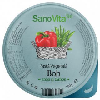 Pasta vegetala din bob cu ardeitarhon 100gr - Sano Vita