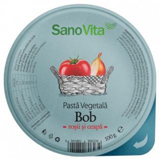 Pasta vegetala din bob cu rosiiceapa 100gr - Sano Vita