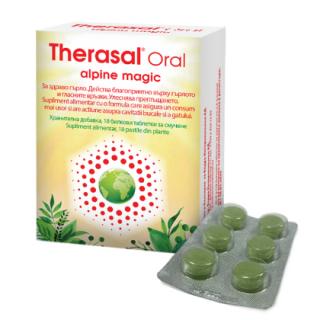 Pastile pentru supt din plante Therasal Oral Alpine Magic, 18 pastile - Vedra