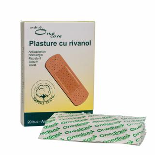 Plasture cu rivanol 2x7cm 20buc cutie One Care - Onedia