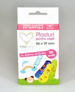 Plasturi copii desene animate 56x19mm 30buc - Easy Care