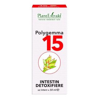 Polygemma 15 intestin detoxifiere 50ml - Plantextrakt