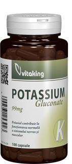 Potasiu (gluconate) 99mg 100cps - Vitaking