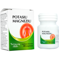Potasiu magneziu 40cpr - Vitalia Pharma