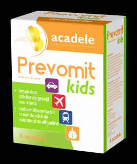 Prevomit kids 6 acadele - Zdrovit