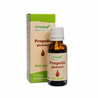 Propolis fara alcool picaturi 30ml - Onedia