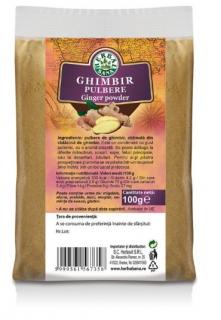 Pulbere de ghimbir, 40 gr - Herbavit