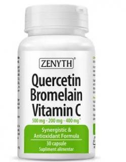 Quercetin bromelain vitamin c 30cps - Zenyth Pharmaceuticals