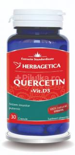 Quercetin+vit.d3 30cps - Herbagetica