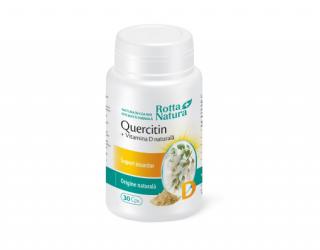 Quercitin+vitamina d naturala 30cps - Rotta Natura