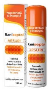 Raniseptol spray arsuri spuma 150ml - Zdrovit