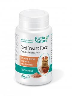 Red yeast rice(drojdie din orez rosu)  635mg 30cps - Rotta Natura