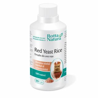 Red yeast rice(drojdie din orez rosu)  635mg 90cps - Rotta Natura