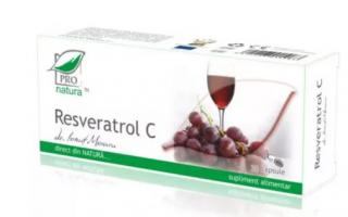 Resveratrol c 30cps - Medica