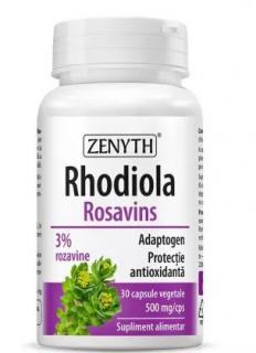 Rhodiola rosavins 500mg 30cps vegetale - Zenyth Pharmaceuticals