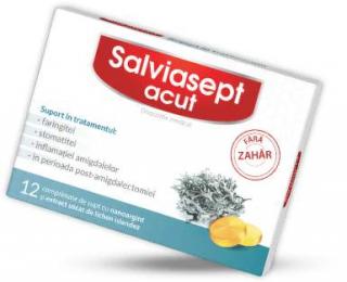 Salviasept acut 12cpr - Zdrovit