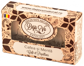 Sapun natural cu mentacafea 90gr - Deja Vu