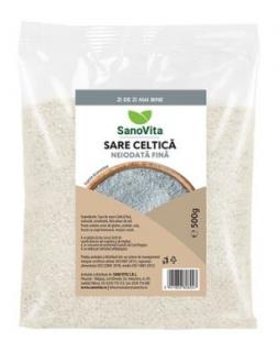 Sare celtica fina neiodata 500gr - Sano Vita